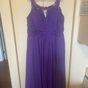 Dark purple Gown, gorgeous details